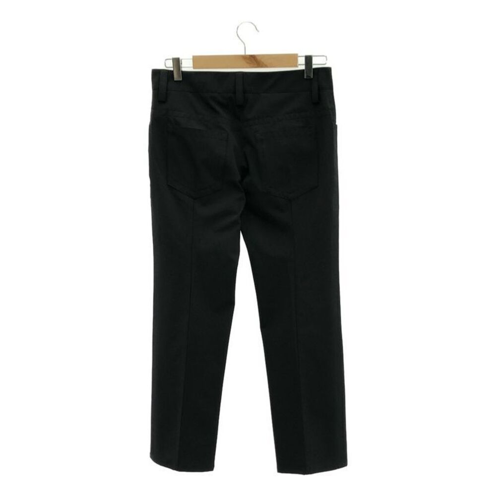 Prada - Logo Rubber Patch Slacks - S - Black - Wo… - image 5